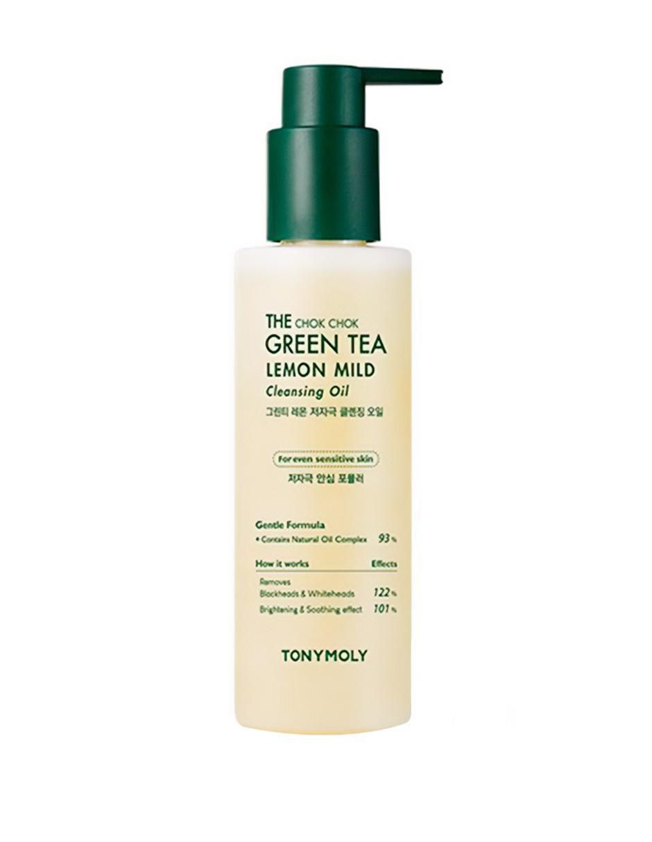 Limpiador facial Té Verde Limón - The Chok Chok para desmaquillar