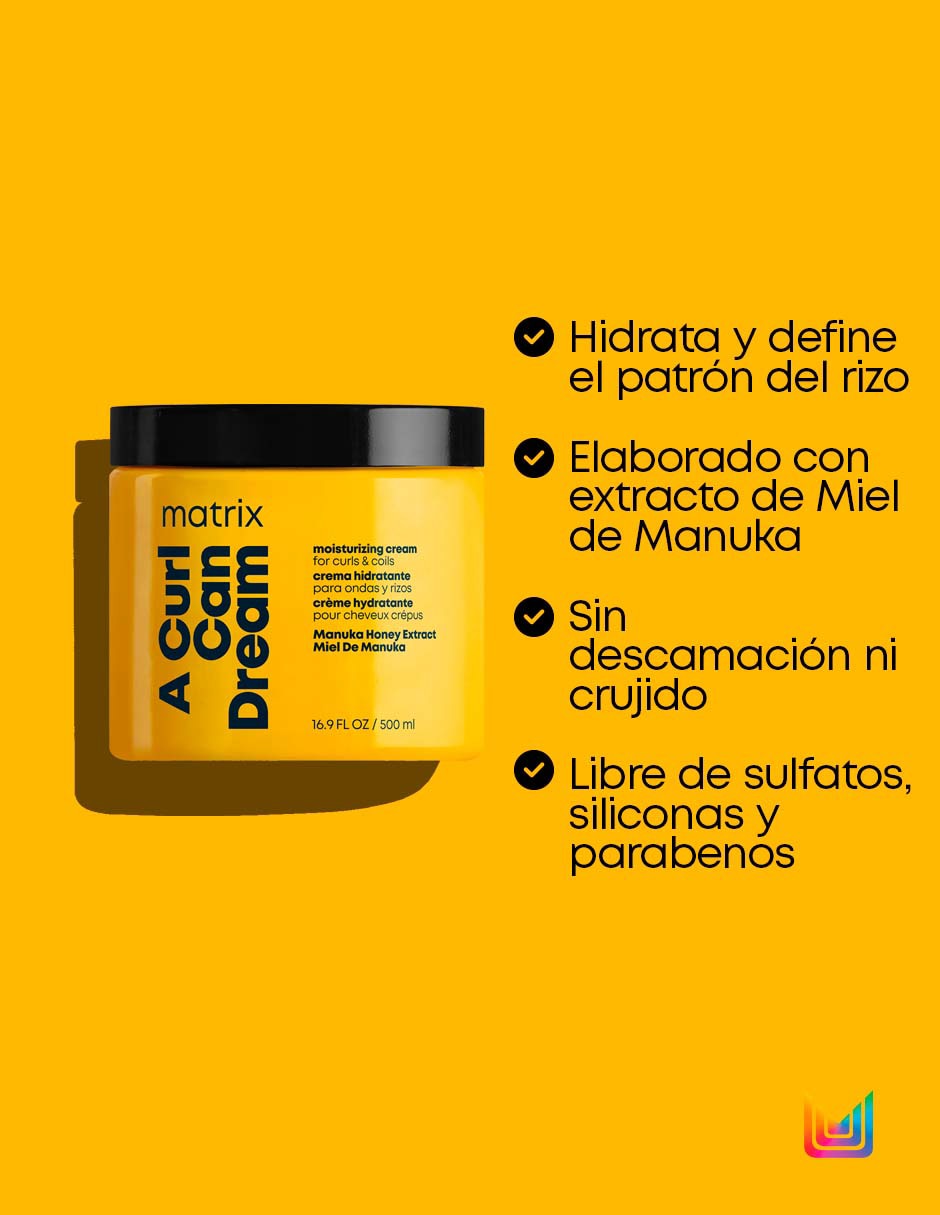 Crema para cabello rizado A Curl Can Dream para hidratar 3