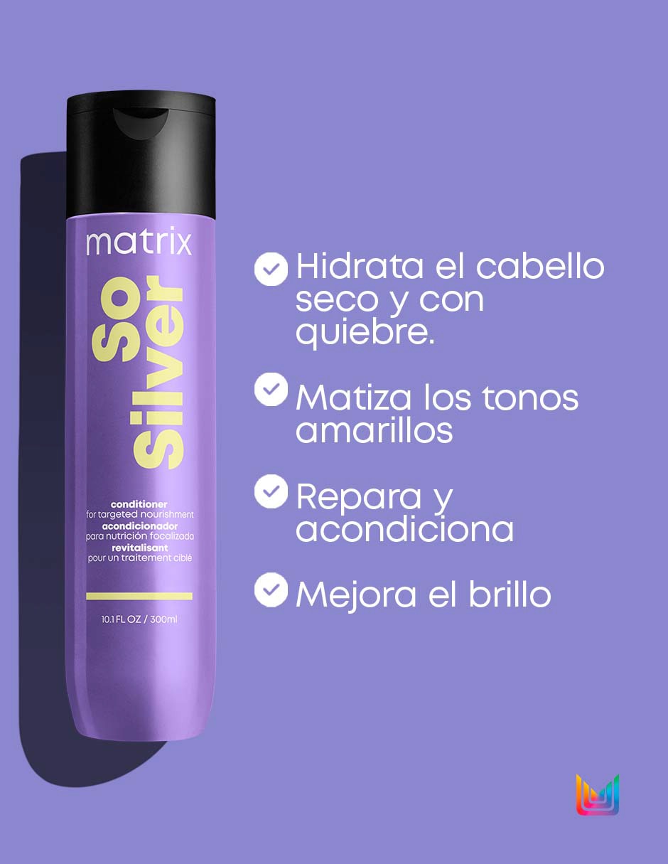 Acondicionador para cabello So Silver 300 ml 3