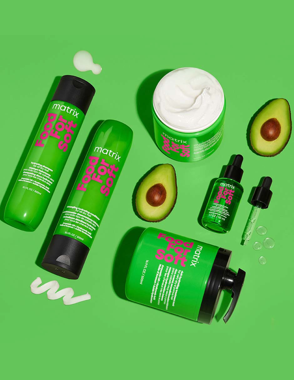 Mascarilla para hidratar y suavizar el cabello seco para hidratar Food For Soft 5