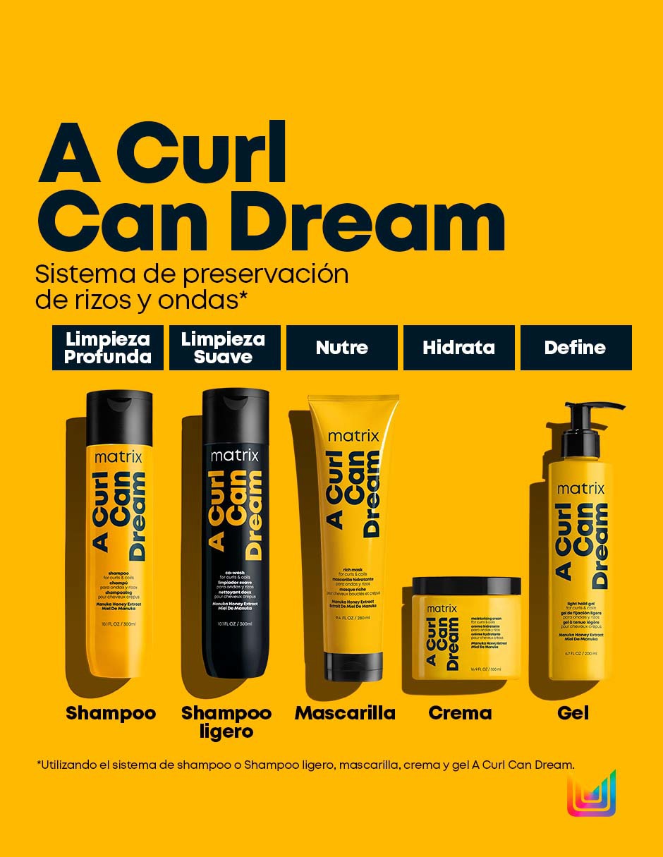 Mascarilla para hidratar Matrix A Curl Can Dream 4