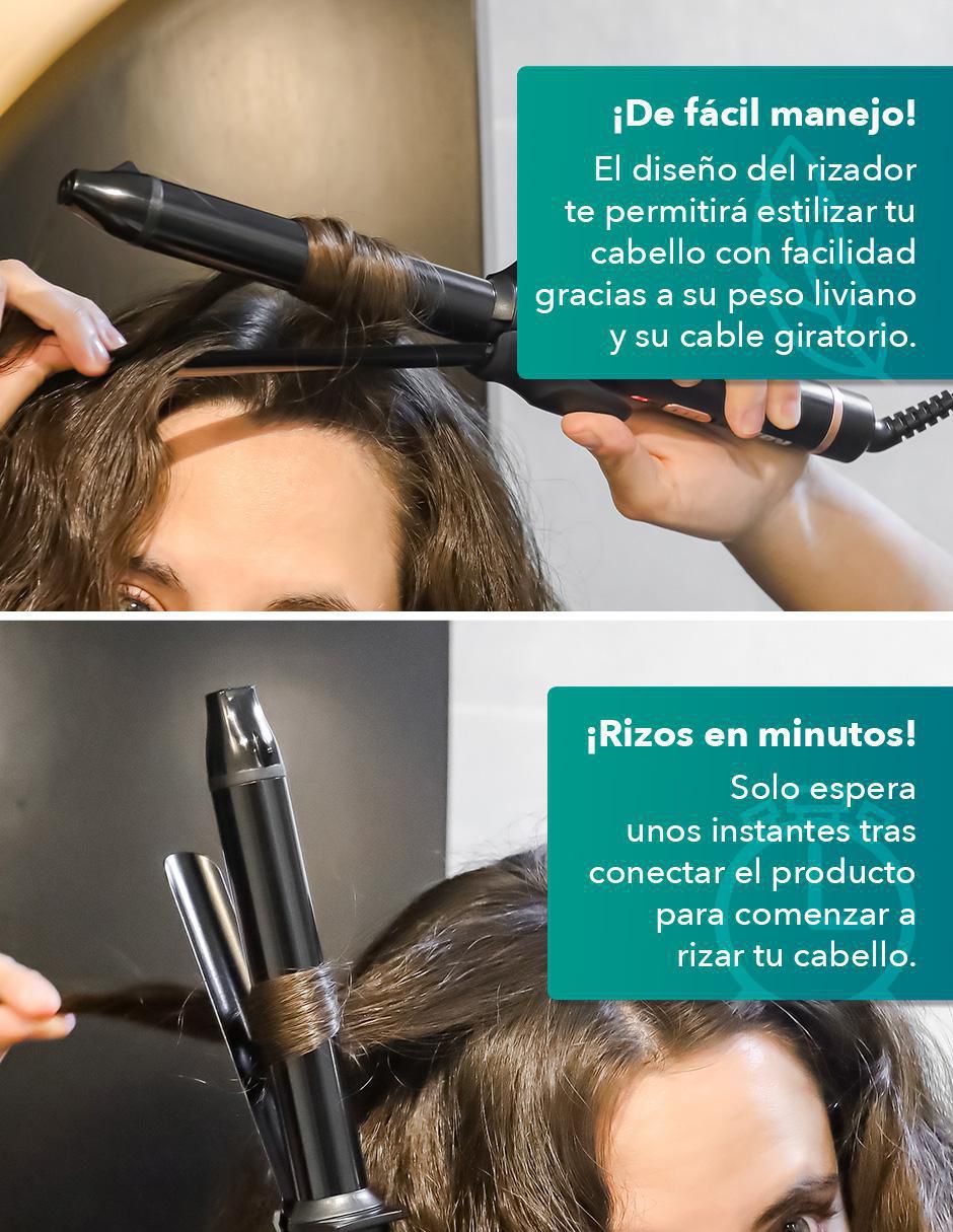 Rizadora 25 mm de cerámica - turmalina 4