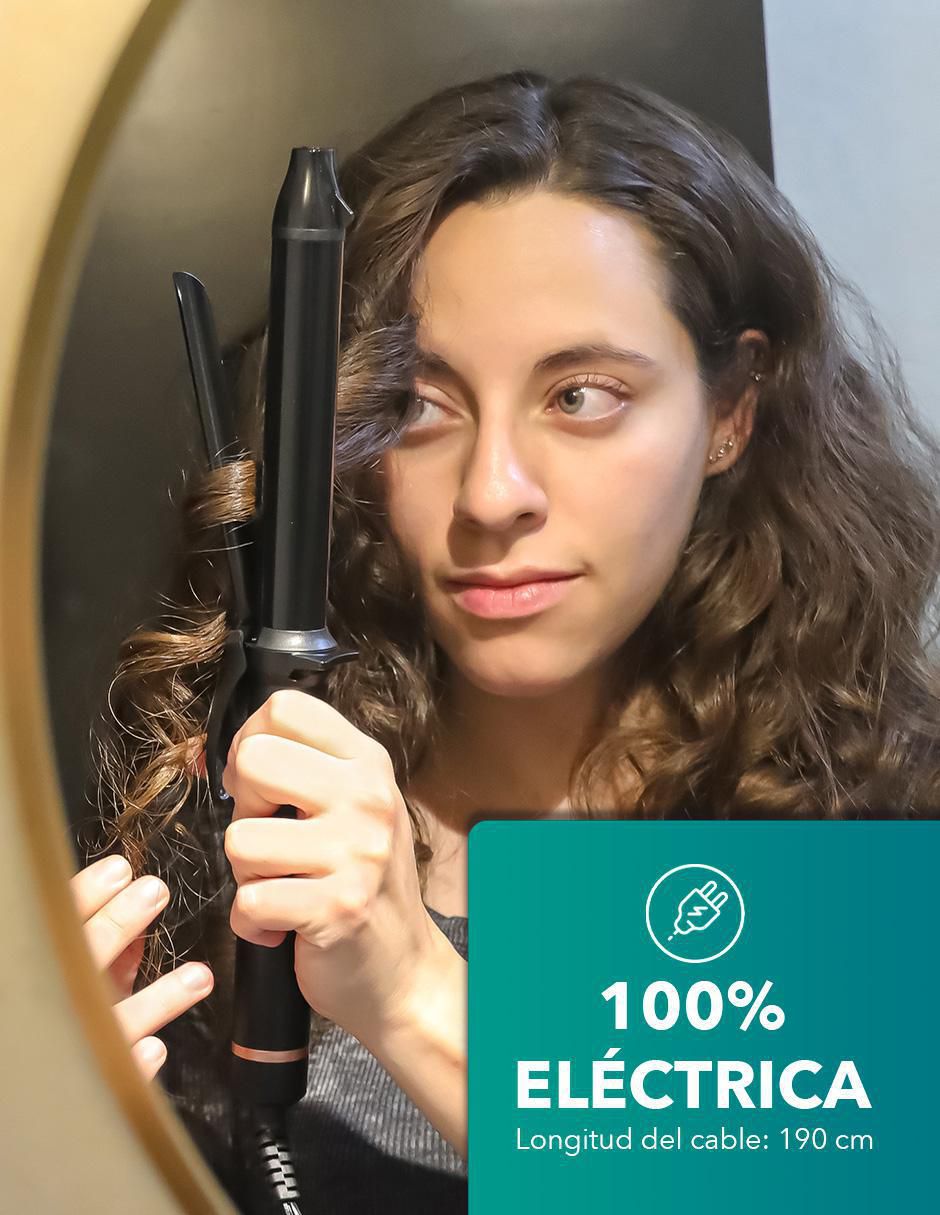 Rizadora 25 mm de cerámica - turmalina 8