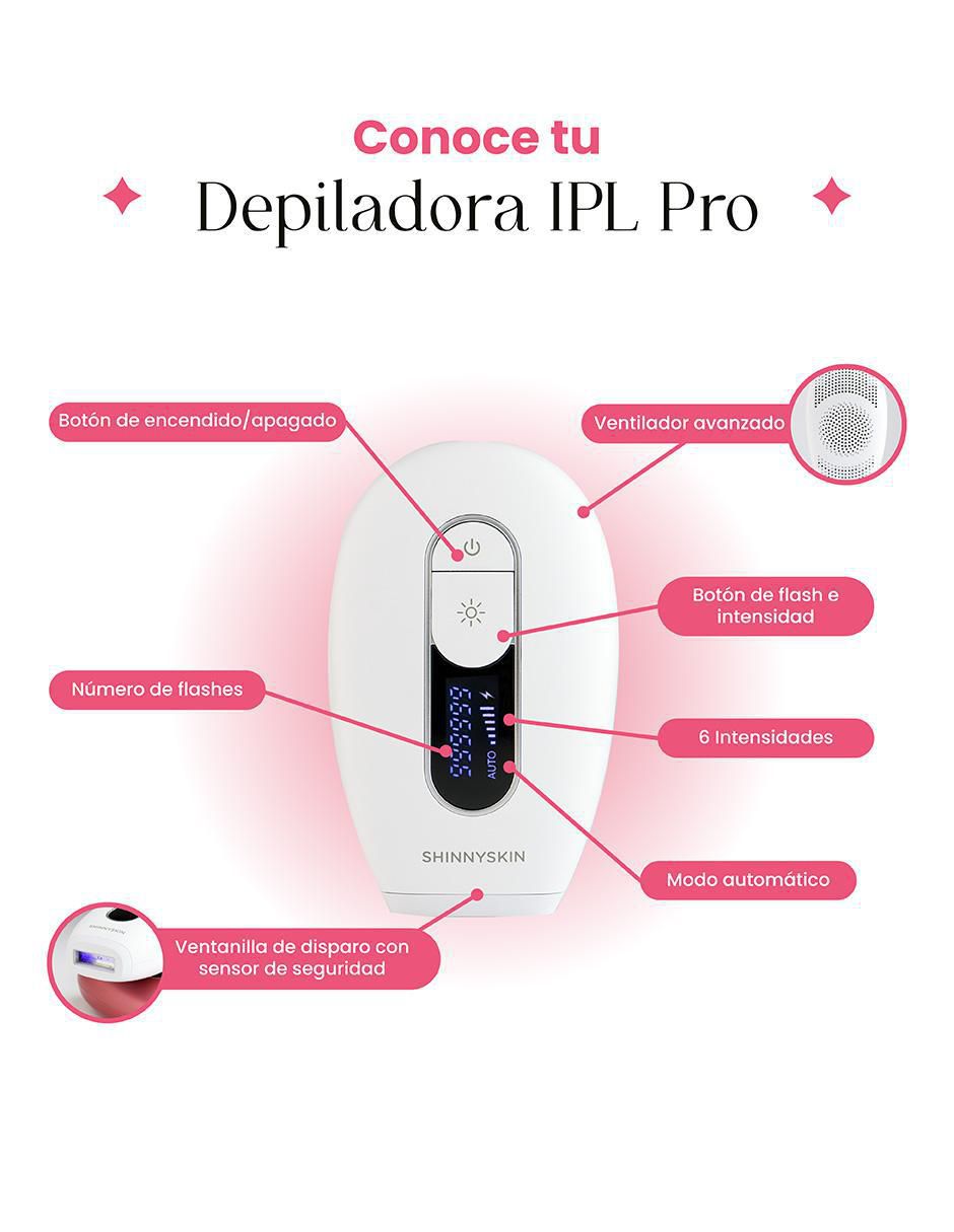 Depiladora ipl "para" rostro y cuerpo shinnyskin depiladora shinnyskin ipl pro