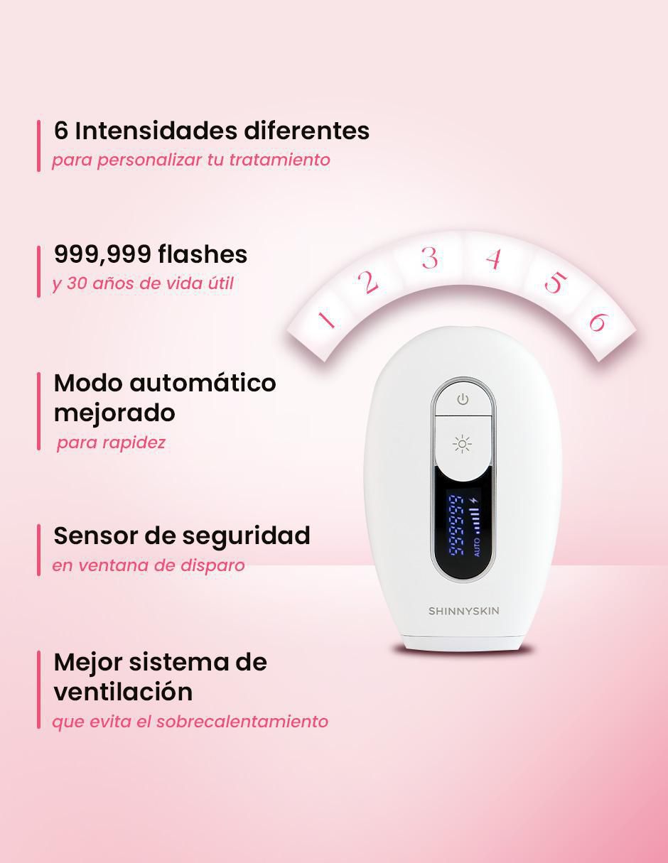 Depiladora ipl "para" rostro y cuerpo shinnyskin depiladora shinnyskin ipl pro