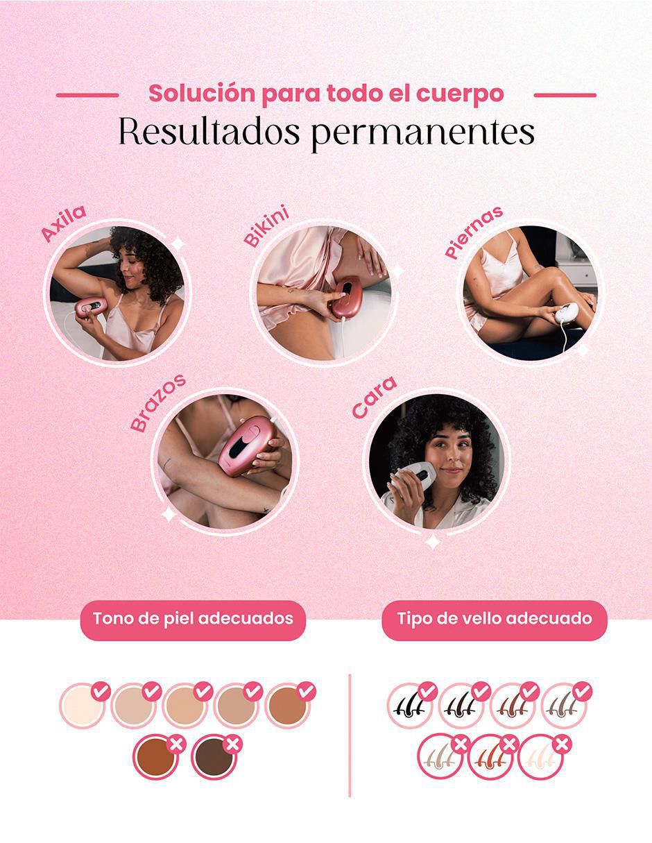 Depiladora ipl "para" rostro y cuerpo shinnyskin depiladora shinnyskin ipl pro