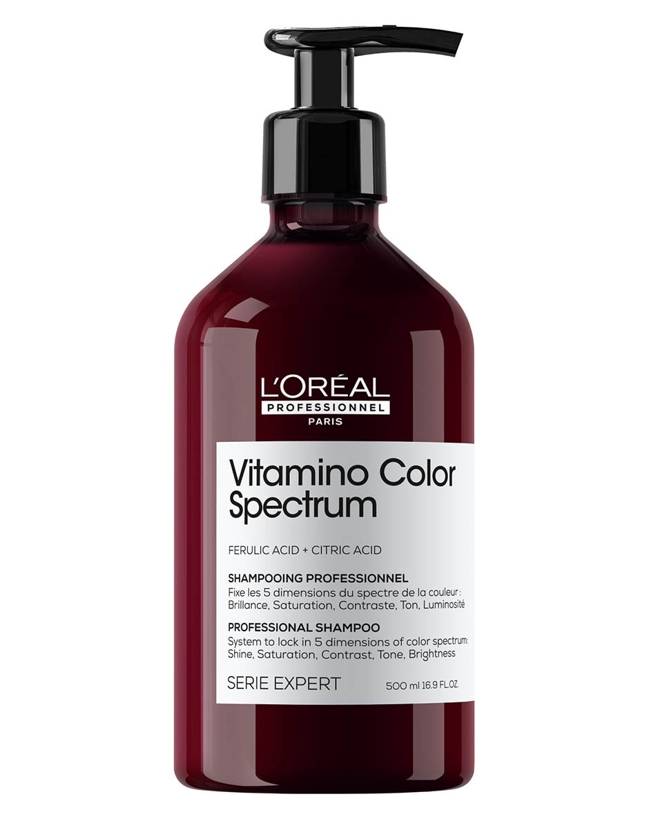 Shampoo protector de color para cabello Vitamino Color Spectrum 500 ml
