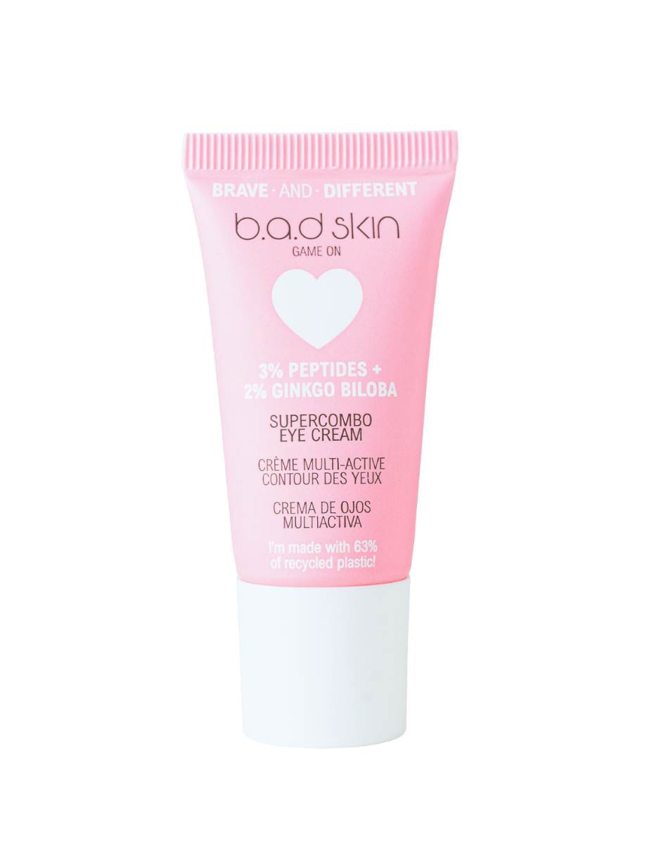Crema para contorno de ojos recomendada para prevenir signos de la edad de día y noche Game on para piel normal y sensible