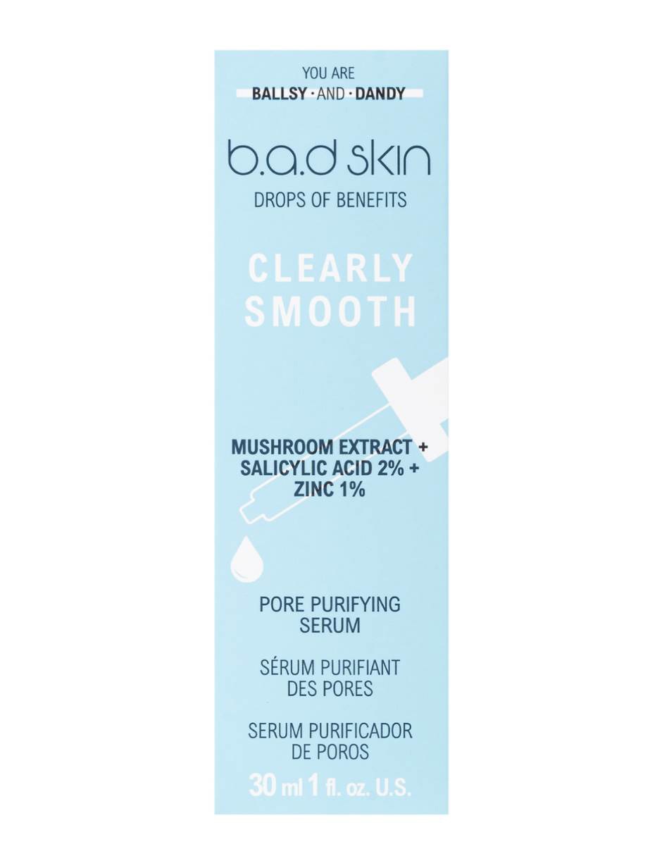 Sérum minimizador de poros facial Clearly Smooth Drops of benefits todo tipo de piel 3