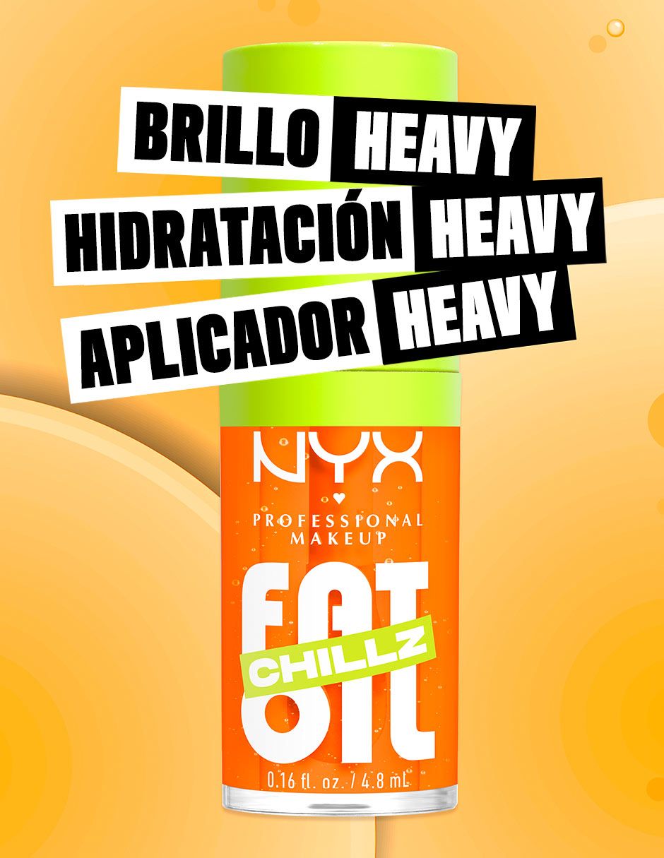 Fat Oil Chillz. Gloss,NARANJA