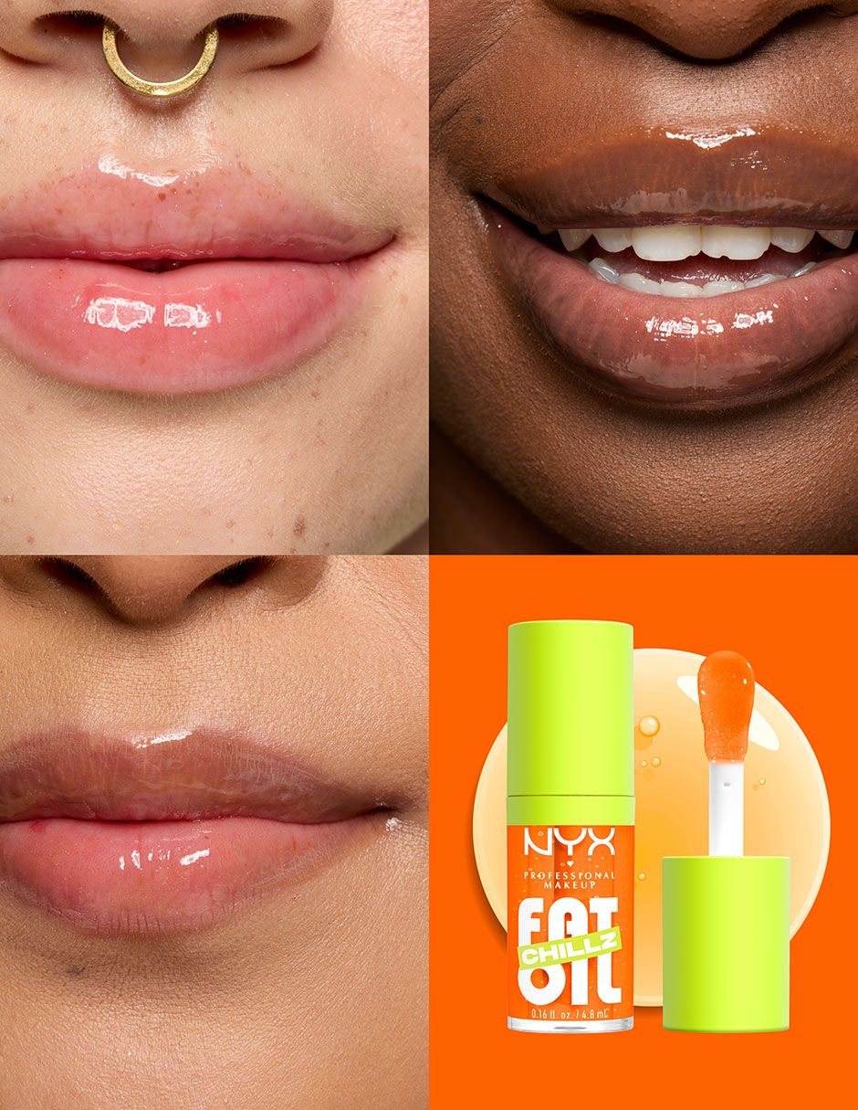 Fat Oil Chillz. Gloss,NARANJA