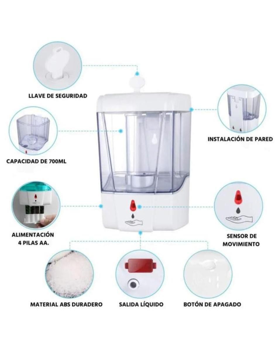 Dispensador de jabón con base de plástico 5