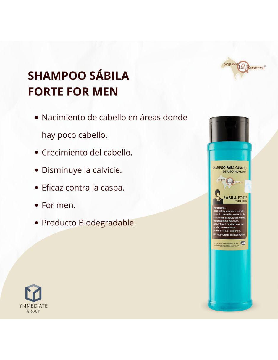 Shampoo anticaída para cabello Sábila Forte 700 ml 3