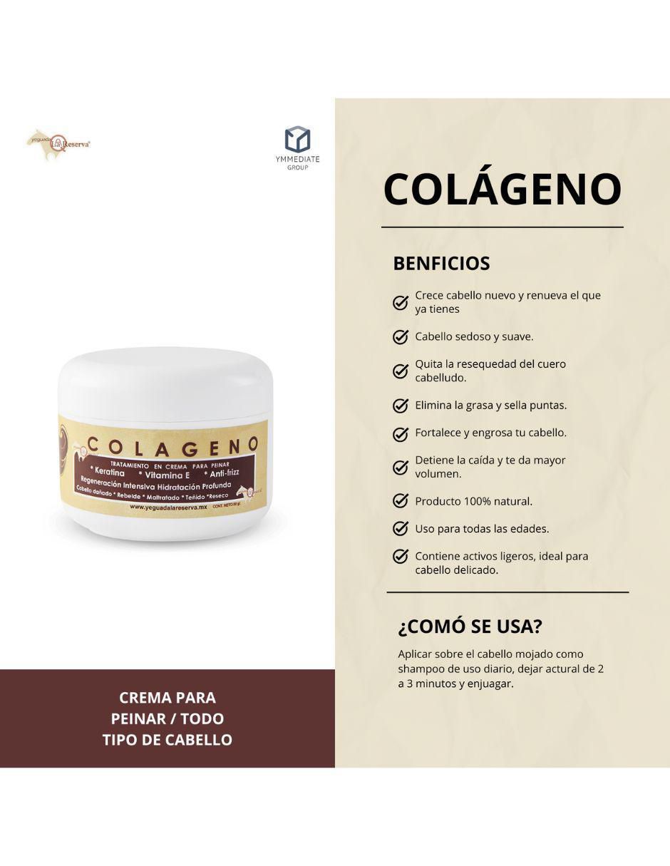 Set capilar Shampoo De Caballo Negro + Colágeno Chico para todo tipo 2 piezas 4