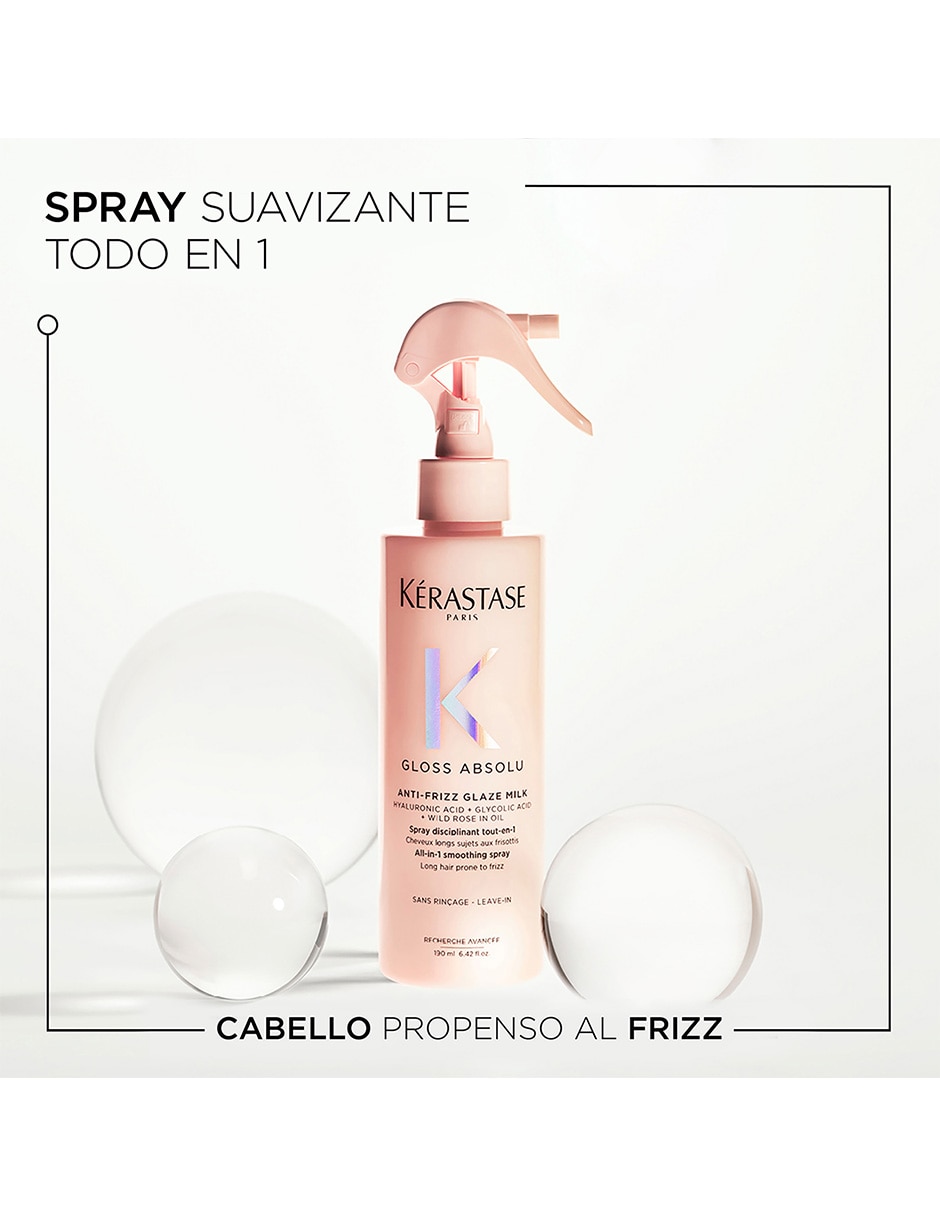 Spray para cabello todo tipo Anti-Frizz Glaze Milk Gloss Absolu 190 ml 2