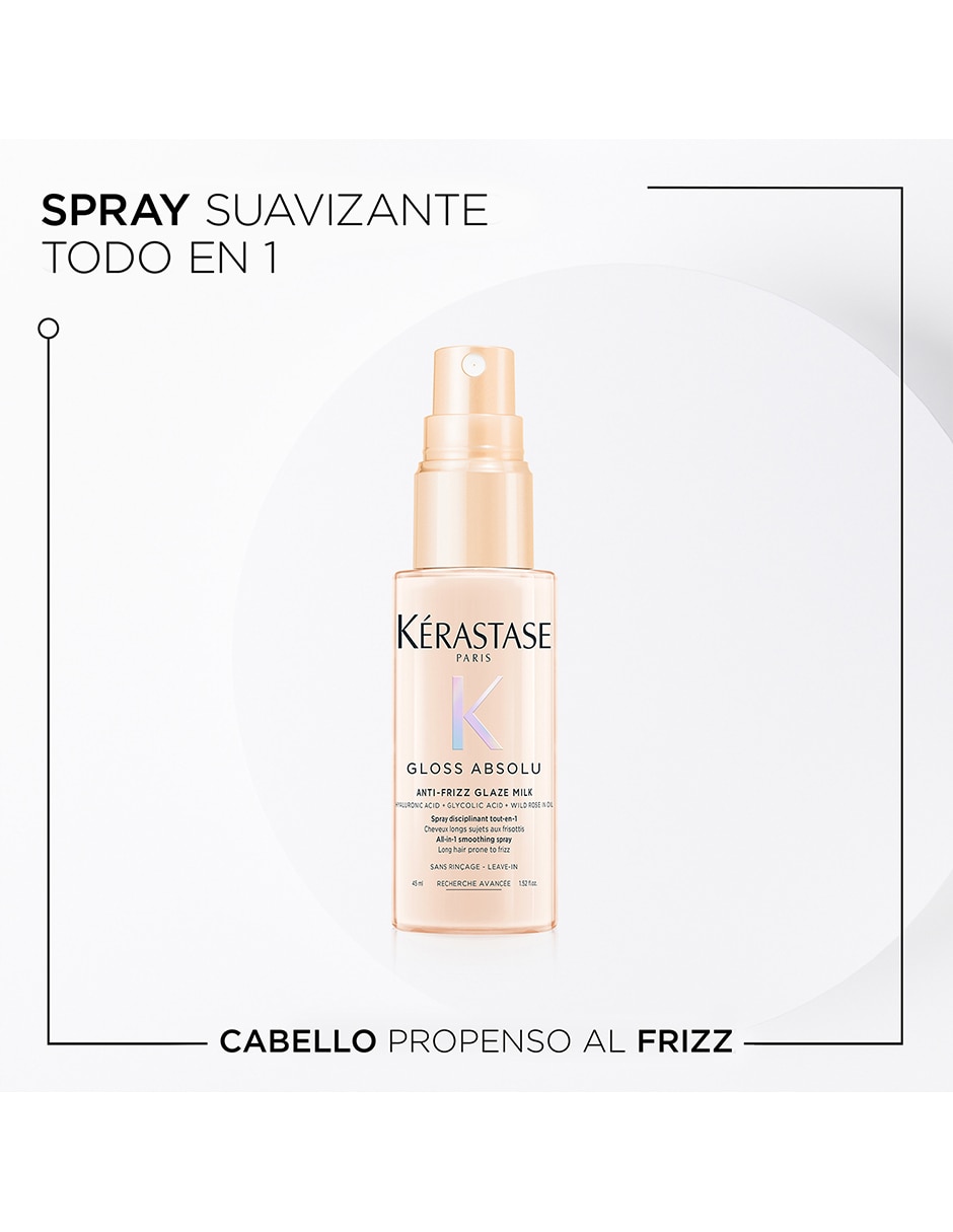 Spray para cabello todo tipo Anti-Frizz Glaze Milk Gloss Absolu 45 ml 2