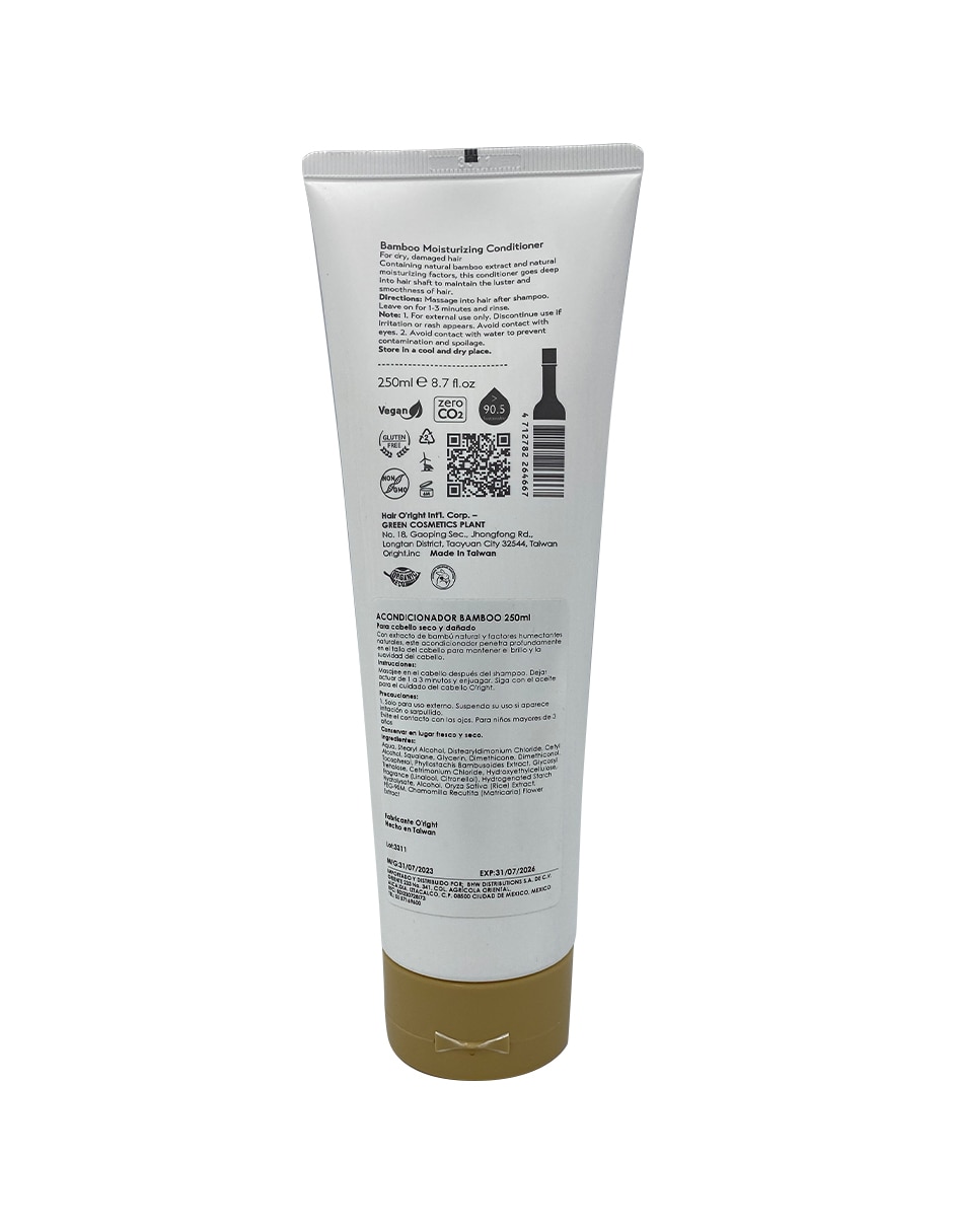 Acondicionador para cabello Bamboo 250 ml 2