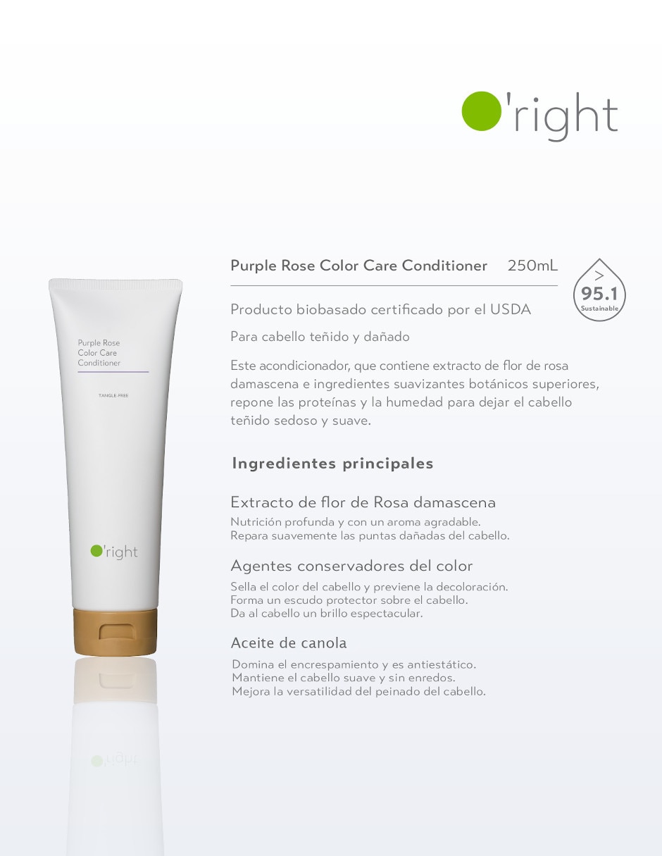 Acondicionador para cabello Purple Sose 4