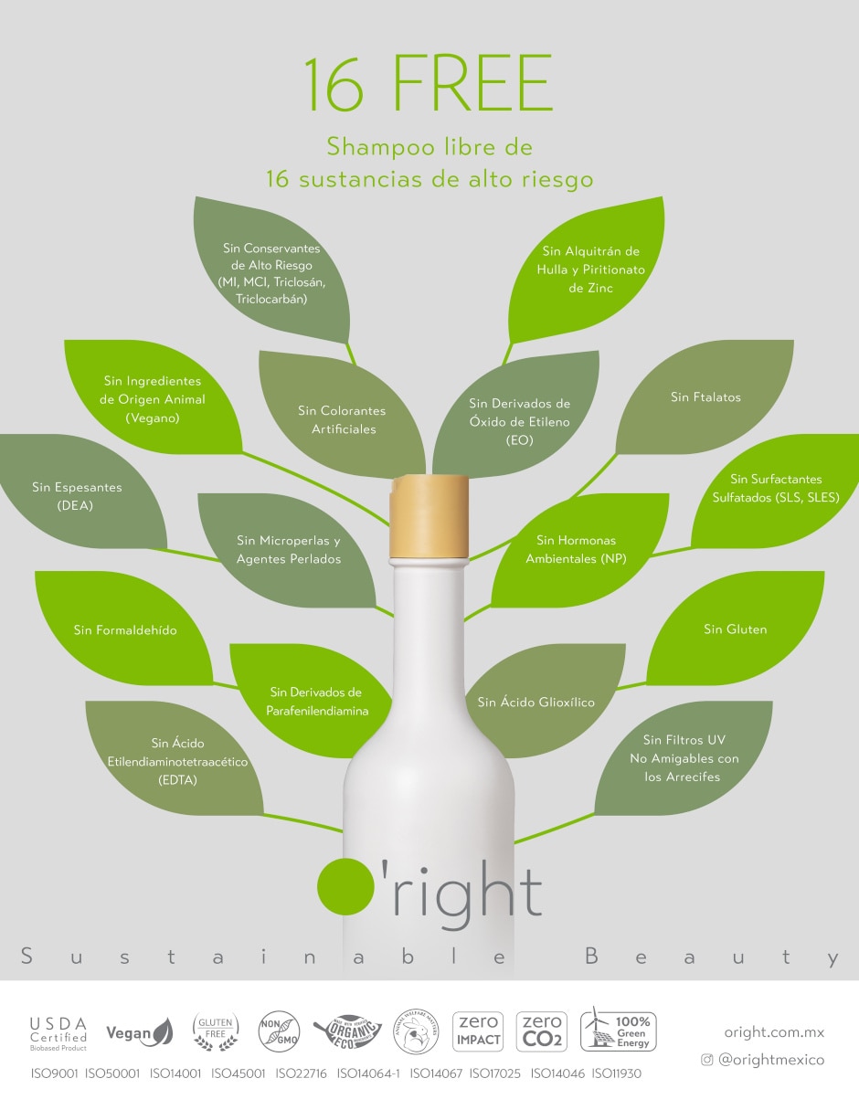 Shampoo hidratante para cabello Bamboo Moisturizing 400 ml 3