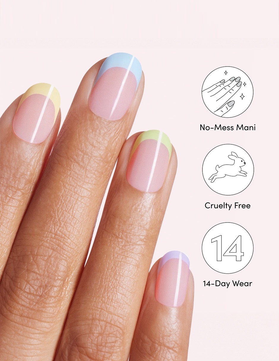 Kit stickers de gel para uñas Glaze Pastel Baby 5