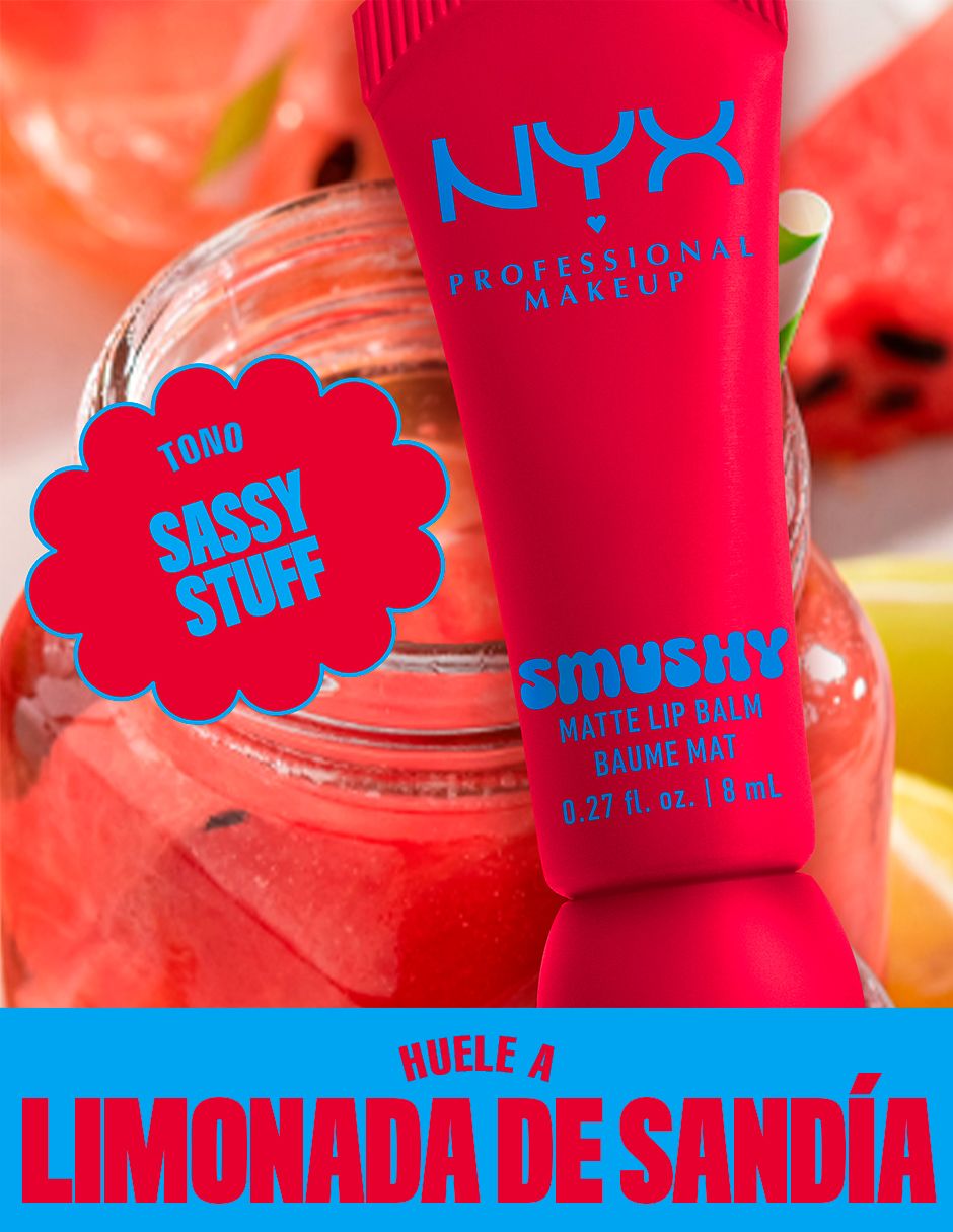 Bálsamo Smushy Matte aroma frutal de 8 ml 8