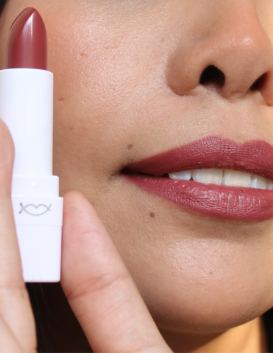 Labial multiusos en barra acabado,BORGOÑ