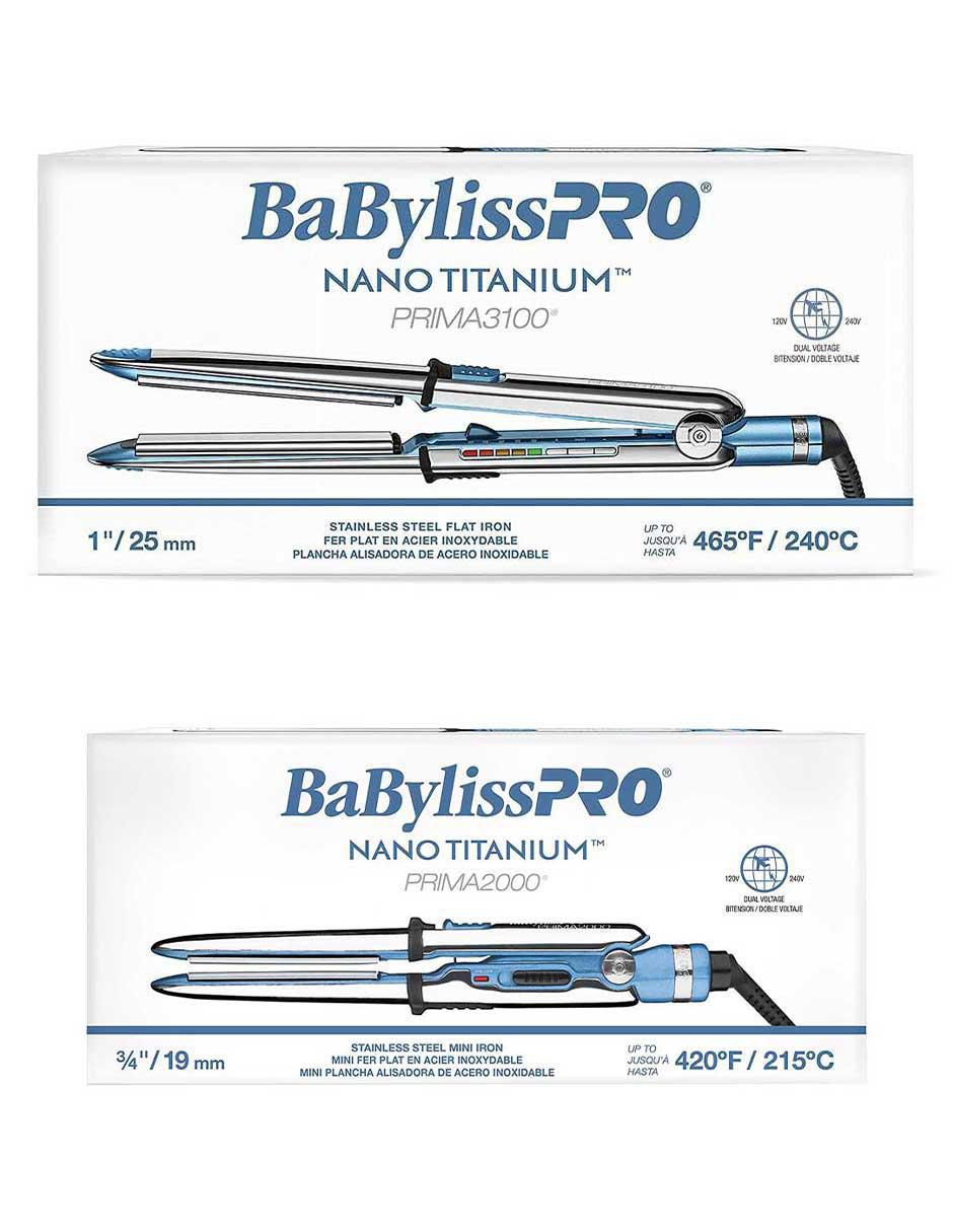 Set alaciadora Prima3100 y Prima2000 placas de nano titanium 5
