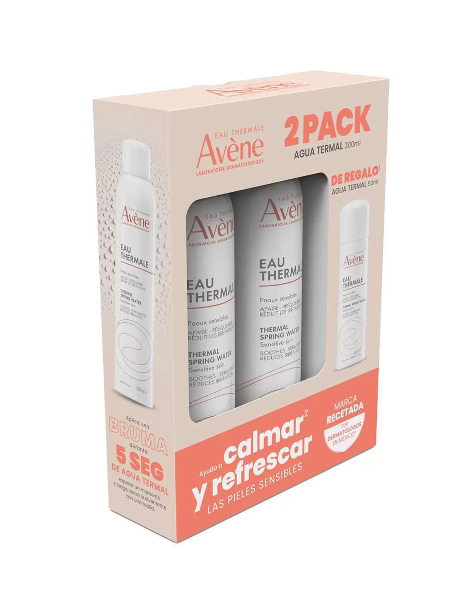 Set limpiador rostro y cuerpo Agua Termal para calmar la piel 3