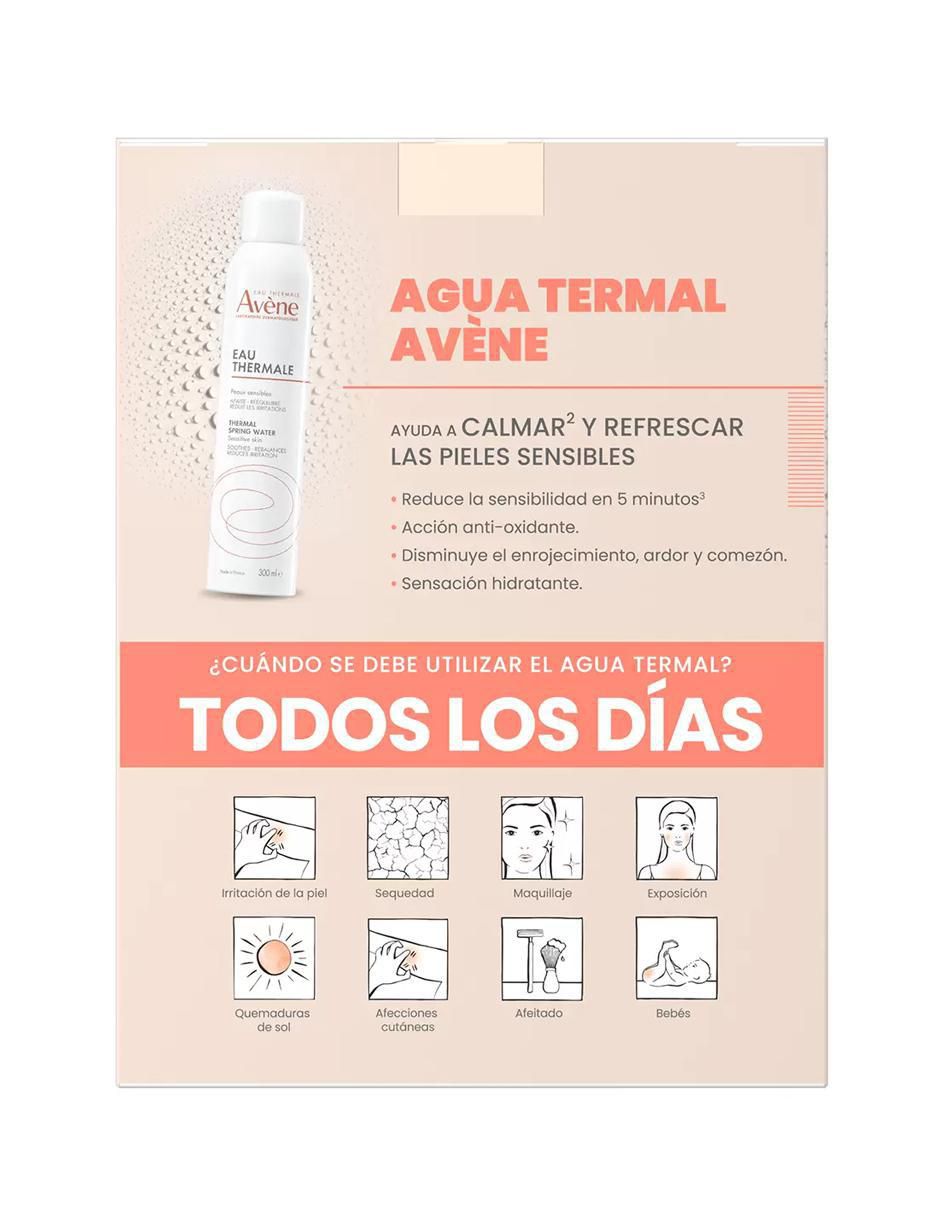 Set limpiador rostro y cuerpo Agua Termal para calmar la piel 4