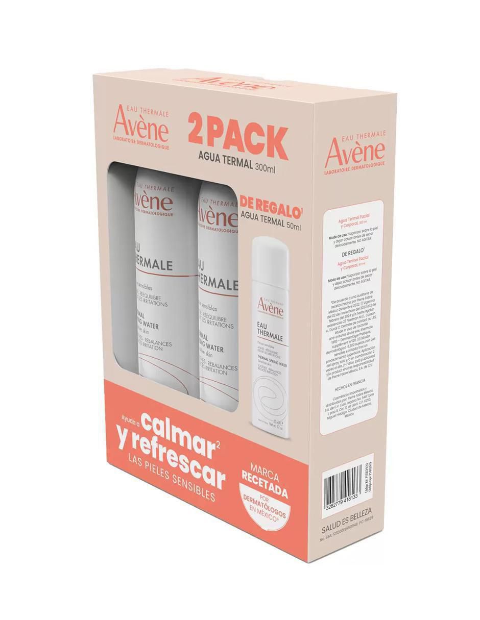 Set limpiador rostro y cuerpo Agua Termal para calmar la piel 5