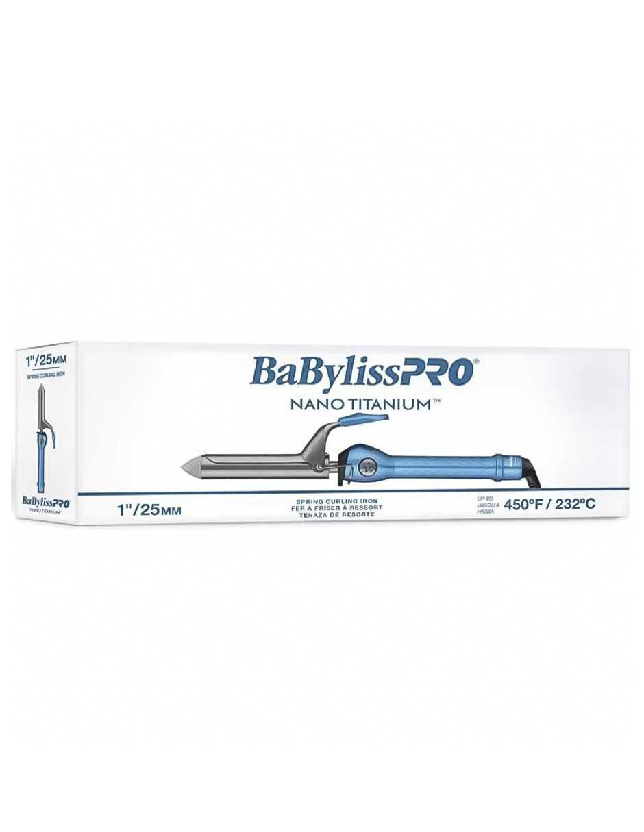 Rizadora de cabello bnt100s 25 mm de nano titanium 3