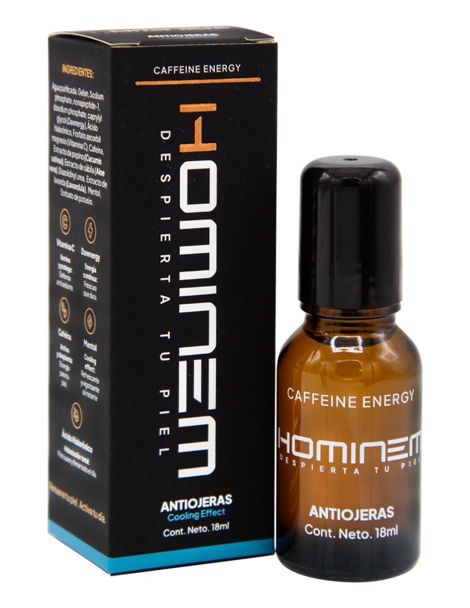 Tratamiento para contorno de ojos antiojeras cooling effect para hombre