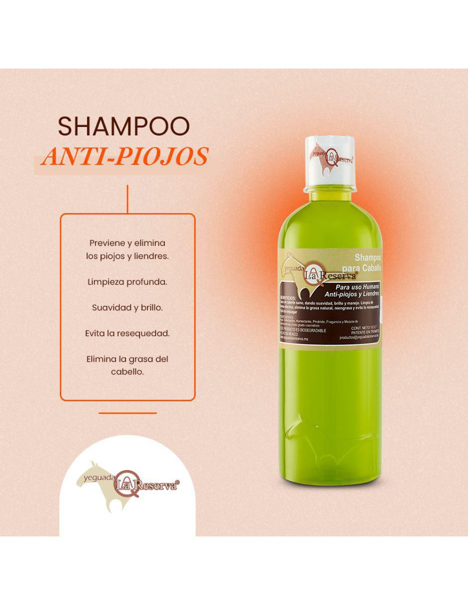Shampoo para cabello antipiojo y liendres 500 ml 3