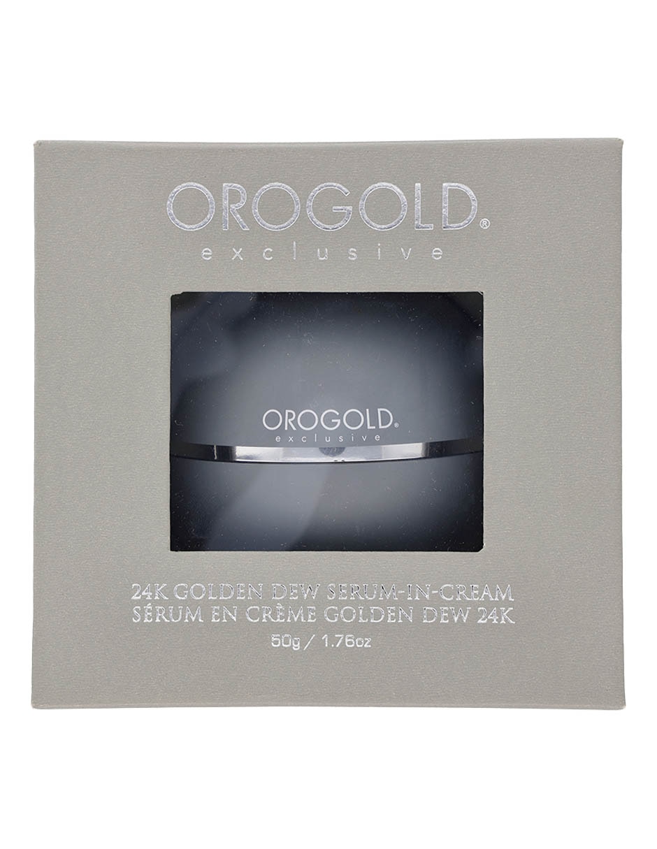 Crema facial recomendada para hidratar de día y noche 24k Golden Dew Serum cream orogold todo tipo piel