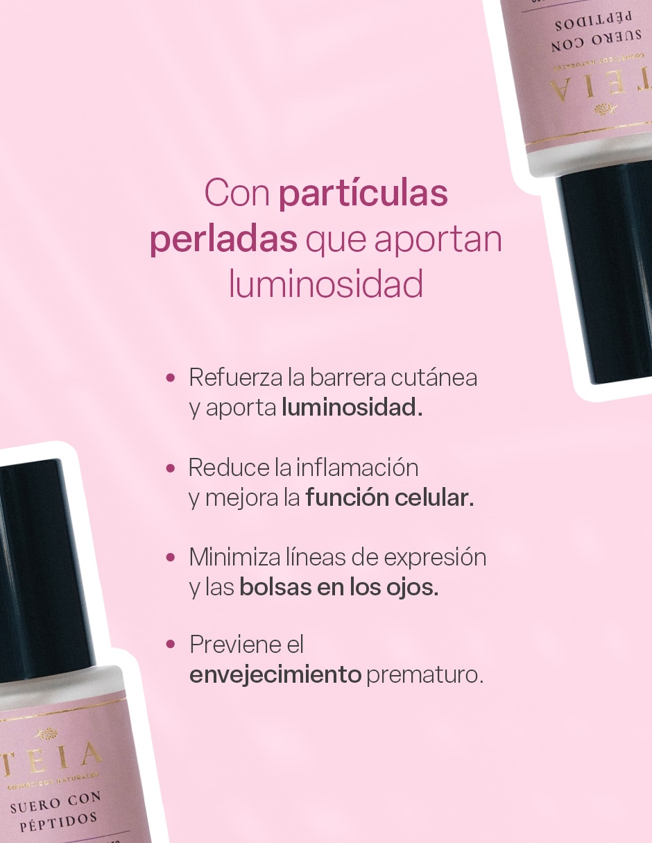 Sérum antiedad facia Suero de Péptidos naturales revitalizante para todo tipo de piel 2
