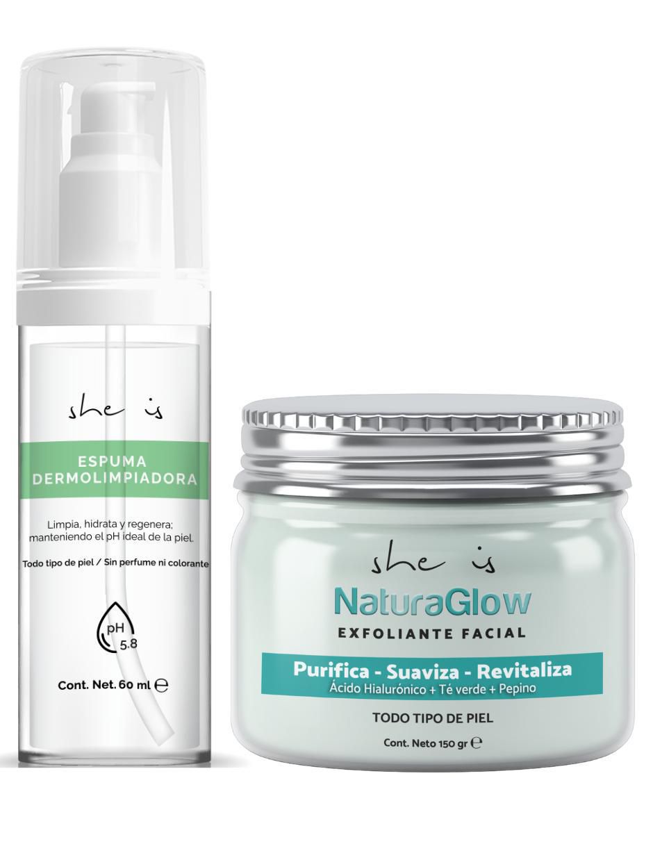 Kit de tratamiento facial exfoliante
