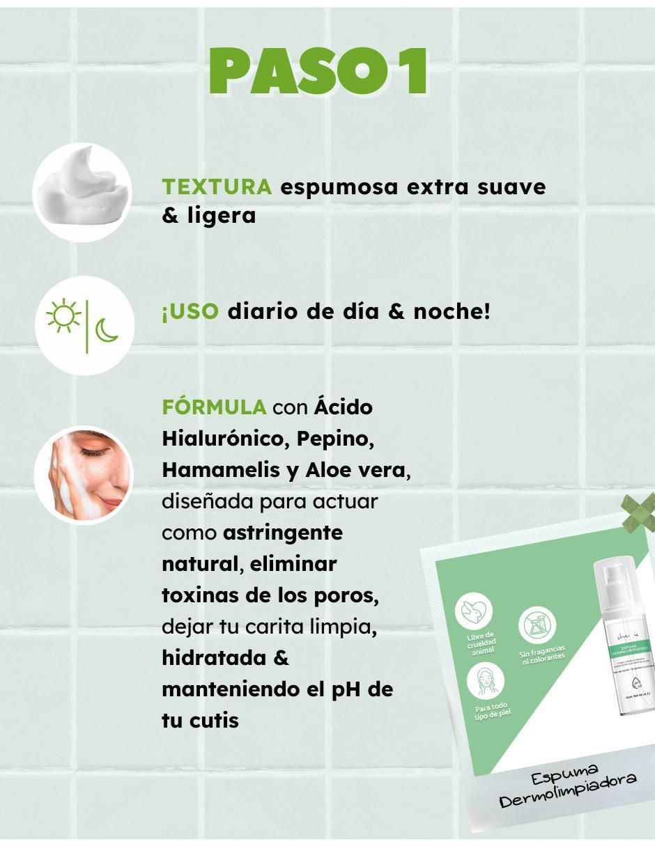 Kit de tratamiento facial exfoliante 3