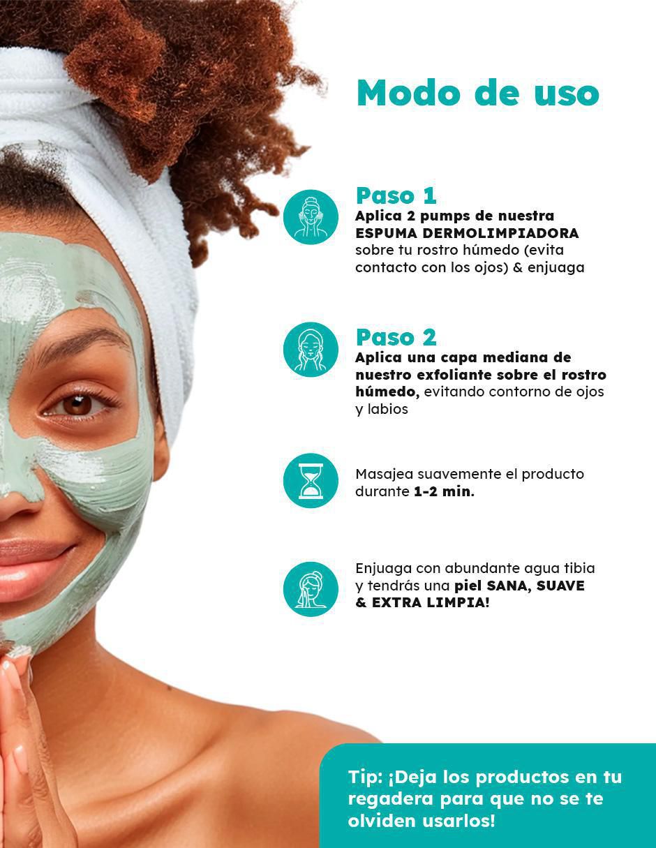 Kit de tratamiento facial exfoliante 5