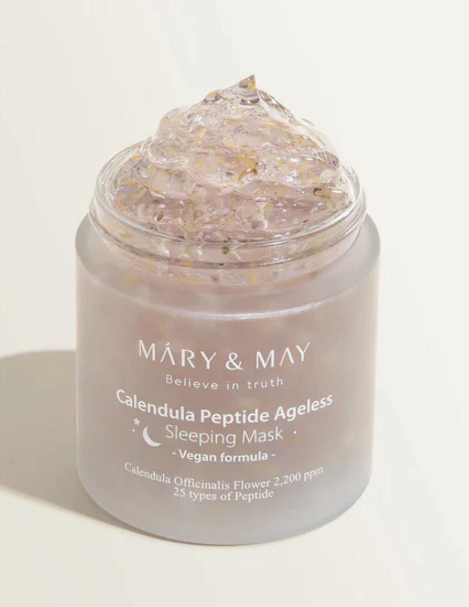 Mascarilla Vegan Calendula Peptide Ageless para hidratar 3