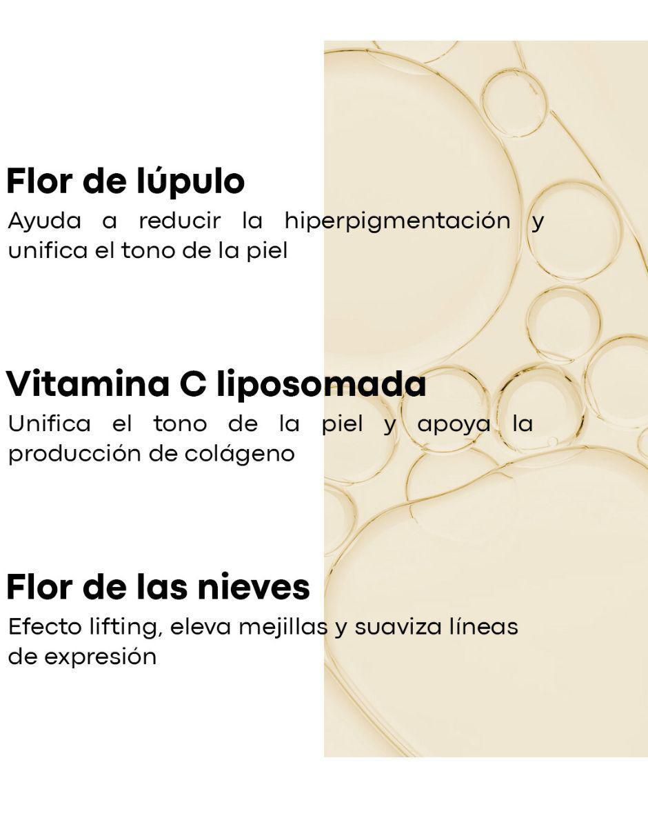 Sérum facial Radiante Hidratante y Unificación del Tono con Niacinamida, Vitamina E, Escualeno Vegetal 30G Radiante todo tipo piel 5