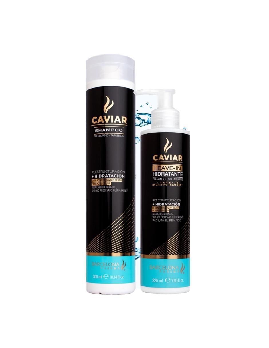 Kit tratamiento capilar Caviar Reestructurante Shampoo + Leave In reparador