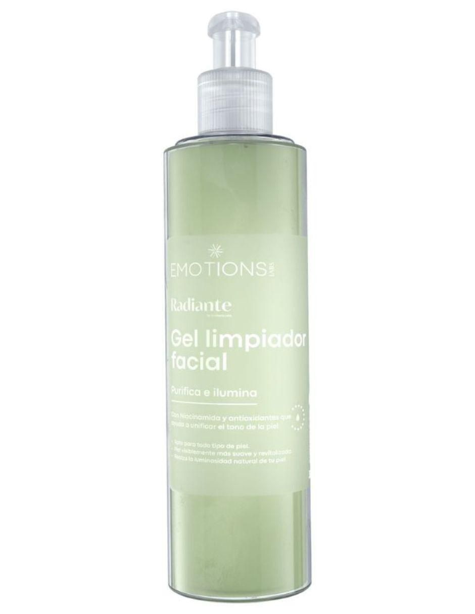 Gel limpiador facial con niacinamida Radiante para exfoliar