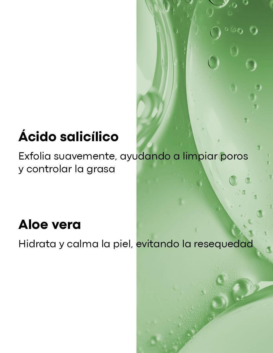 Gel limpiador facial equilibrio para eliminar el brillo 3