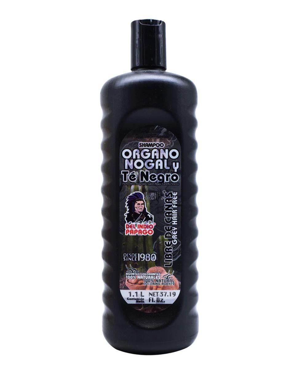 Shampoo protector de color para cabello Organo Nogal y Té Negro Libre de Canas 1.1 L