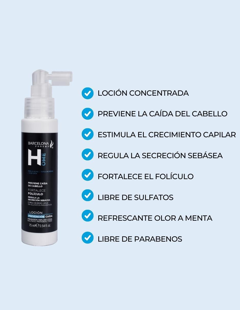 Set tratamiento capilar dúo prevención caída shampoo + loción anti caída con prohairin B4 7
