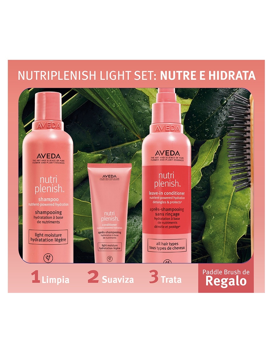 Kit tratamiento para cuero cabelludo Nutriplenish Ligth hidratante 4