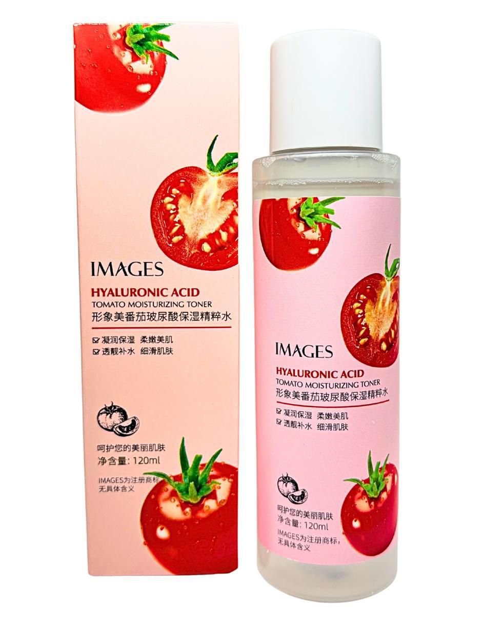 Tónico facial de tomate con ácido hialurónico