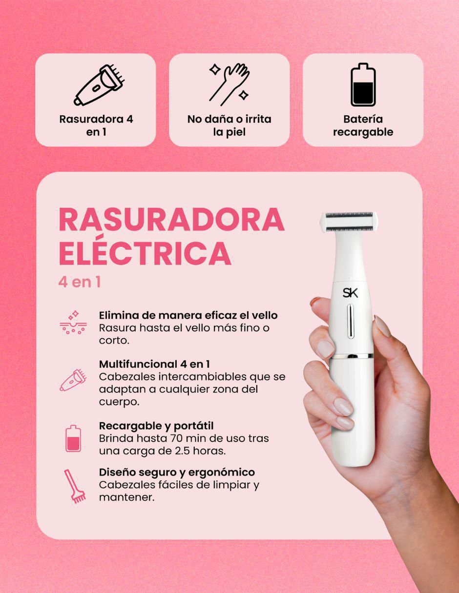 Rasuradora corporal 4 en 1 3