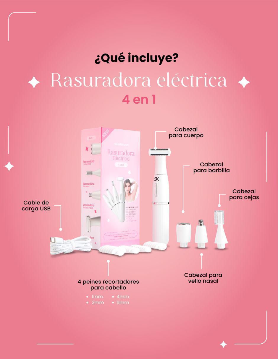 Rasuradora corporal 4 en 1 6