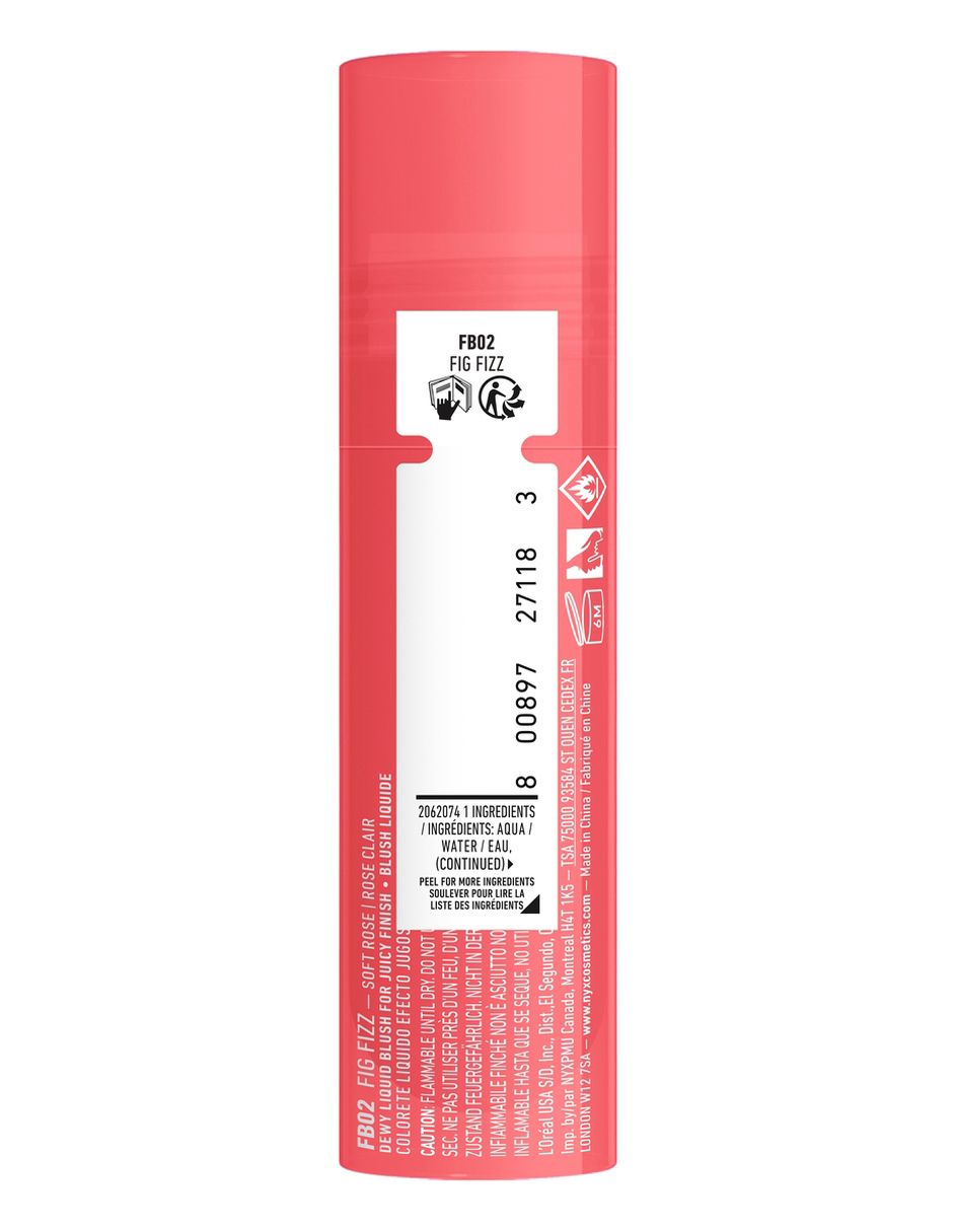 Rubor Líquido de Nyx Professional,SALMÓN
